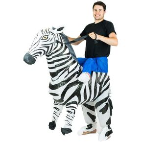 Adult Inflatable Zebra Fancy Dress Costume