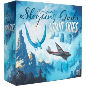 Sleeping Gods Distant Skies by Red Raven Games – Explore All New Realms, Encounter Mythical Beings – Cooperative Board Game, 1-4 Players, Ages 13+