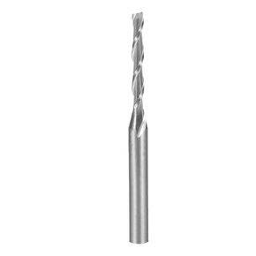 uxcell 1/8" Shank 2.0mm x 15mm Carbide End Mill CNC Router Bits 2 Flute Milling Bit for Acrylic PVC MDF Wood