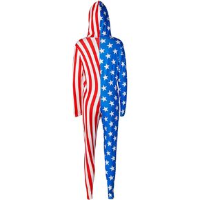 American Flag Adult Bodysuit