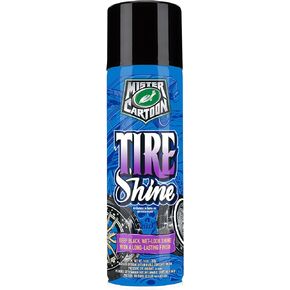 Turtle Wax X Mister Cartoon 54252 Tire Shine, Deep Black Like New Appearance, Water Resistant Formula, UV Protection, Perfect for Cars, Trucks, & SUVs, 14 oz