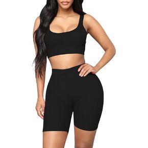 Cropped Sports Shorts Suit High Waist Mid Support in Saudi Arabia