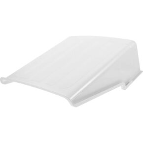Security Camera Cover Shield - Universal Sun Rain Shade, CCTV Camera Top Cover Protector for Nest Ring Arlo Dome Bullet Outdoor Camera Protective Roof, 27.00X26.50X9.50CM, White