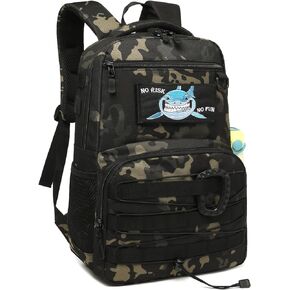 Kids Tactical Backpack Army Molle Bookbag Military Boys Backpack for School, Outdoor, Travel, Camping, Black