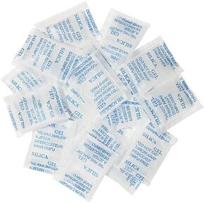 100 Packets 2 Gram Silica Gel Desiccant Packs Food Storage Absorb Moisture Dehumidifier Food Grade Oil Resistant