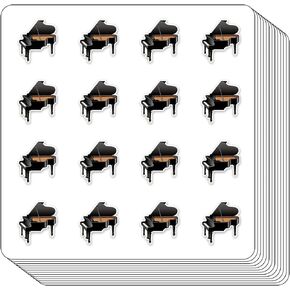 Piano Planner Stickers, 0.5 inch Music Scrapbooking Arts Calendar Kids Crafting 208-Pack