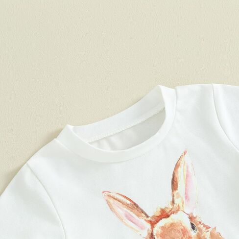 Baby Boy Easter Outfits Summer Toddler Bunny Tops and Shorts Infant Boy Easter Clothes Set 2Pcs in Saudi Arabia
