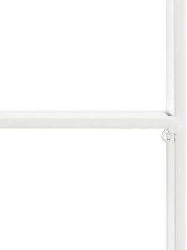 Kate and Laurel Ciel Three-Tiered Wall Shelf, 21 x 30, White, Decorative Floating Shelf Storage and Wall Organizer for Over Toilet Storage Bathroom Display in Saudi Arabia