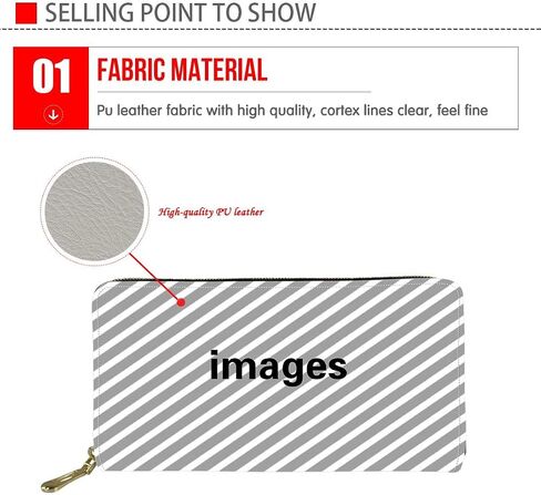 FOR U DESIGNS Fashion Women Pu Leather Purse Simple Polka Dot Black Zipper Wallet Passport Holder in Saudi Arabia