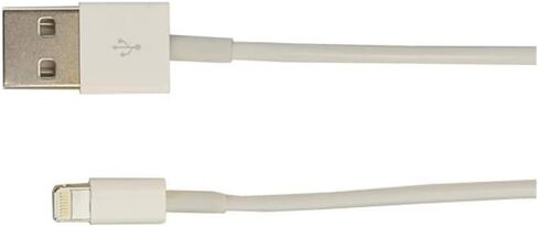 كابل VisionTek Lightning إلى USB أبيض بطول 1 متر، 5 حزم - 900759 in Kuwait