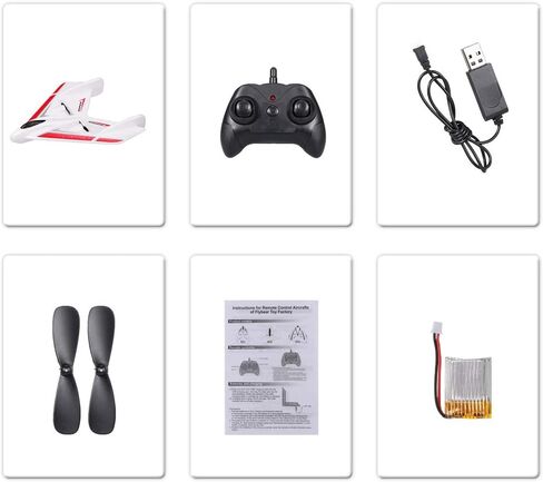 GoolRC FX601 RC Airplane, 2.4Ghz 2 Channel Remote Control Plane, Easy to Fly RC Aircraft for Beginners Kids and Adults in Saudi Arabia