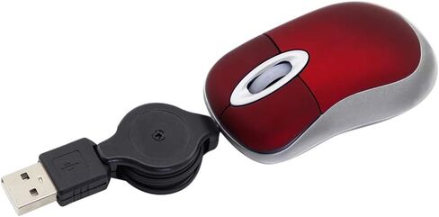 Mini USB Wired Mouse,Retractable Cable Tiny Small Mouse for 3-8 Years Kids Children,1600 DPI Optical Compact Travel Mice with 2.3-Foot USB Cord for Kid Laptop Computer (Blue) in Saudi Arabia