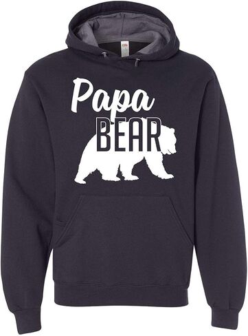 Papa Bear Hoodie Dad Mens Soft Hoodie Adult Unisex Sweatshirt in Saudi Arabia