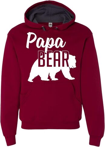 Papa Bear Hoodie Dad Mens Soft Hoodie Adult Unisex Sweatshirt in Saudi Arabia
