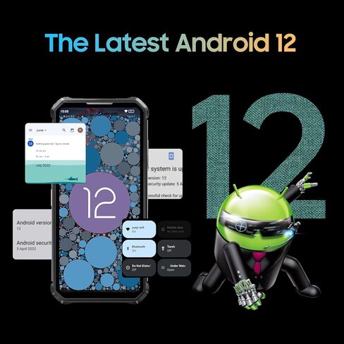 هاتف ذكي متين OUKITEL WP19 غير مقفل، بطارية 21000 مللي أمبير في الساعة، 8 جيجابايت 256 جيجابايت، أندرويد 12، كاميرا 64 ميجابكسل، رؤية ليلية 20 ميجابكسل، 6.78 بوصة FHD + هاتف متين، هاتف محمول مقاوم للماء غير مقفل 4G ثنائي الشريحة OTG NFC in Kuwait