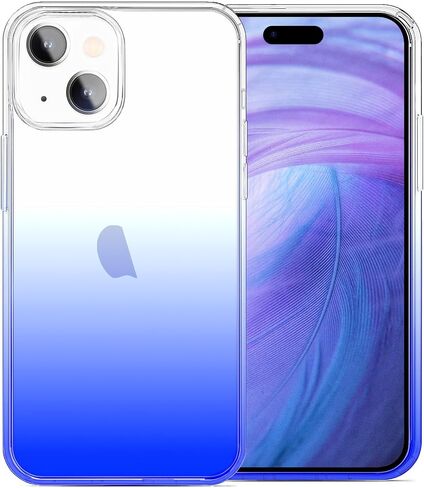 حافظة JJGoo متوافقة مع iPhone 15 Plus، حافظات هاتف شفافة وناعمة من مادة TPU، غطاء ممتص للصدمات شفاف ورفيع in Kuwait