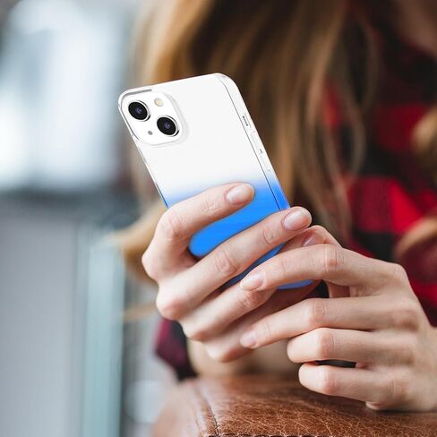 حافظة JJGoo متوافقة مع iPhone 15 Plus، حافظات هاتف شفافة وناعمة من مادة TPU، غطاء ممتص للصدمات شفاف ورفيع in Kuwait