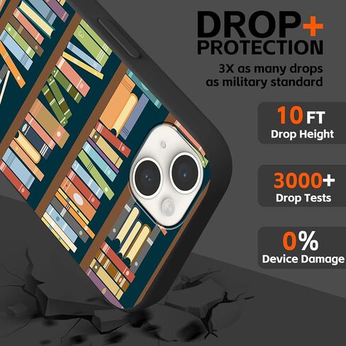 Phone Case Designed for iPhone 15 Pro,Black Marble Phone Case Soft Shockproof Phone Protective Cover for Women Girl,Slim Fit Anti-Scratch Phone Case for iPhone 15 Pro 6.1" in Saudi Arabia