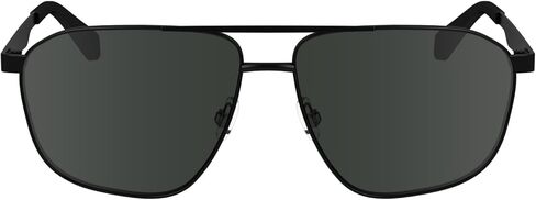 CALVIN KLEIN JEANS Men's CKJ24202S Rectangular Sunglasses, Black, One Size in Saudi Arabia