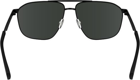 CALVIN KLEIN JEANS Men's CKJ24202S Rectangular Sunglasses, Black, One Size in Saudi Arabia