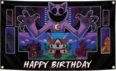 Scary and Terrifying Birthday Decorations Party Supplies for Photography Playtime Themed Birthday Party Wall Background in Saudi Arabia