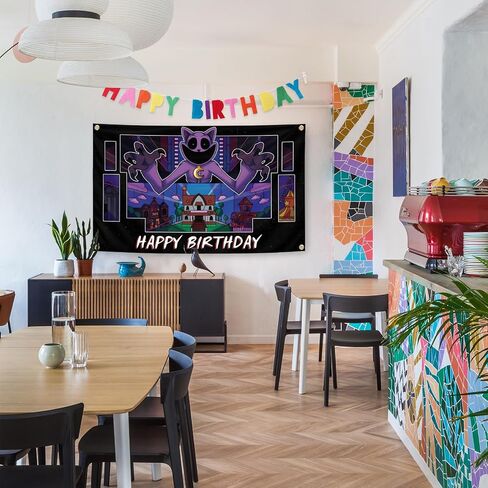 Scary and Terrifying Birthday Decorations Party Supplies for Photography Playtime Themed Birthday Party Wall Background in Saudi Arabia