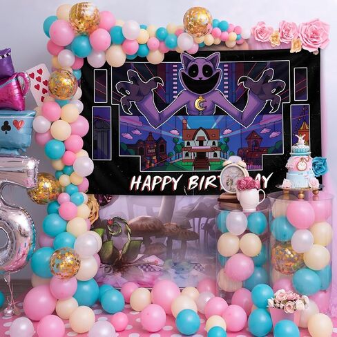 Scary and Terrifying Birthday Decorations Party Supplies for Photography Playtime Themed Birthday Party Wall Background in Saudi Arabia