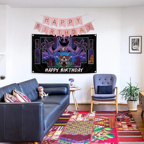 Scary and Terrifying Birthday Decorations Party Supplies for Photography Playtime Themed Birthday Party Wall Background in Saudi Arabia