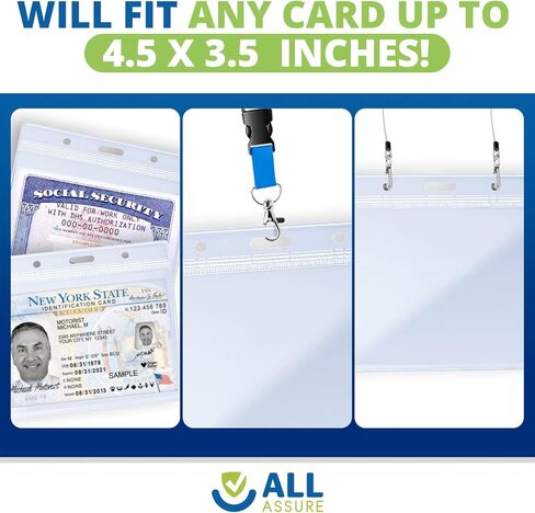 حماية جميع الأغطية البلاستيكية لبطاقات اللقاحات | حامي بطاقة التطعيم CDC | حامل بطاقة التحصين 3.5 بوصة × 4.5 بوصة | حامل بطاقة التطعيم الشفاف | حاملي البطاقات البلاستيكية للماء (5) in Kuwait