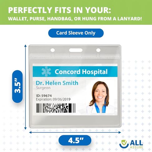 حماية جميع الأغطية البلاستيكية لبطاقات اللقاحات | حامي بطاقة التطعيم CDC | حامل بطاقة التحصين 3.5 بوصة × 4.5 بوصة | حامل بطاقة التطعيم الشفاف | حاملي البطاقات البلاستيكية للماء (5) in Kuwait