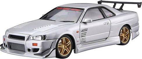 أوشيما نيسان سي ويست BNR34 Skyline GT-R '02 1:24 مجموعة نماذج مقياس in Saudi Arabia