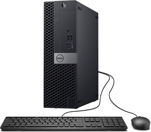 كمبيوتر سطح المكتب Dell OptiPlex 7050 SFF للأعمال، شاشة 23.8 بوصة، Intel i5-6500 16 جيجا رام 256 جيجا SSD، واي فاي، بلوتوث، لوحة مفاتيح وماوس، Windows 10 Pro (متجدد) in Saudi Arabia