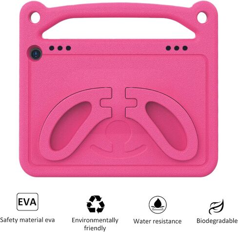All-New 8inch Tablet Case for Kids,(2020/2022 Release)-Lightweight Shockproof Cover Case with Handle Stand for 8 inch Kids Tablet & Kids Pro Tablet,(Incompatible with iPad Samsung).Black in Saudi Arabia