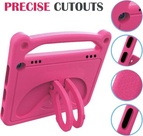 All-New 8inch Tablet Case for Kids,(2020/2022 Release)-Lightweight Shockproof Cover Case with Handle Stand for 8 inch Kids Tablet & Kids Pro Tablet,(Incompatible with iPad Samsung).Black in Saudi Arabia