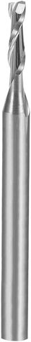 uxcell 1/8" Shank 2.0mm x 15mm Carbide End Mill CNC Router Bits 2 Flute Milling Bit for Acrylic PVC MDF Wood in Saudi Arabia