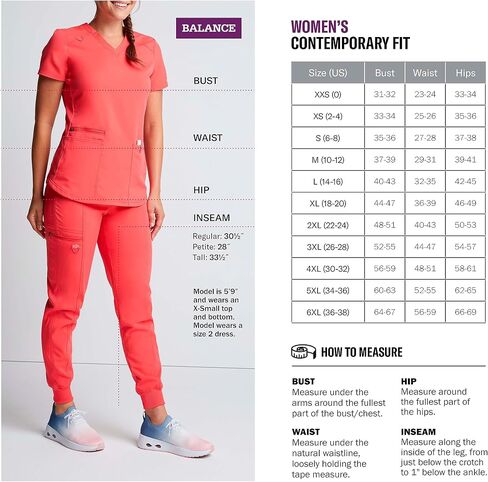 Dickies Balance Women Scrubs Top V-Neck DK940 in Saudi Arabia