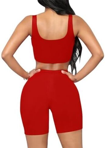 Cropped Sports Shorts Suit High Waist Mid Support in Saudi Arabia