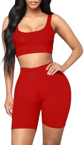 Cropped Sports Shorts Suit High Waist Mid Support in Saudi Arabia