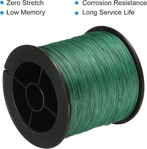 PATIKIL Braided Fishing Line 4 Strands PE Braided Line Abrasion Resistant Zero Stretch for Saltwater or Freshwater in Saudi Arabia