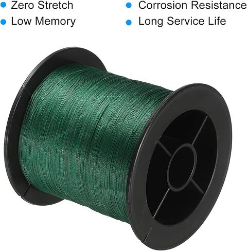 PATIKIL Braided Fishing Line 4 Strands PE Braided Line Abrasion Resistant Zero Stretch for Saltwater or Freshwater in Saudi Arabia