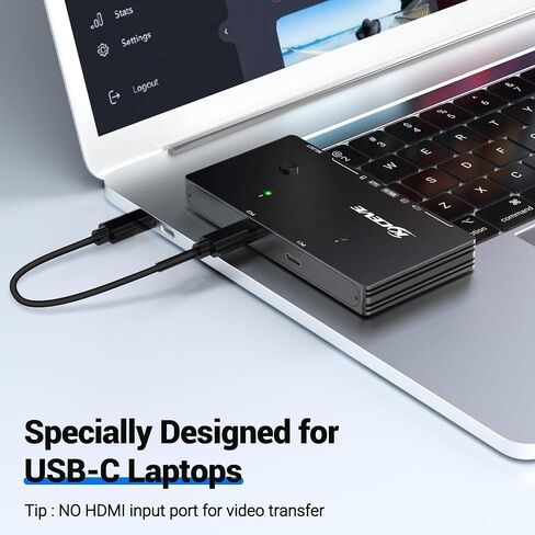 10Gbps USB Switch 2 Computers Share 4 USB 3.2 Gen 2 Ports, MLEEDA USB Switcher Selector for PC Laptop Keyboard Mouse Webcam Portable SSD, USB 3.2 Switch with 2 USB C Data Cables and Wired Remote in Saudi Arabia