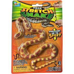 Stretch Fake Snake Toy 22 inches, Extends to 5 Feet