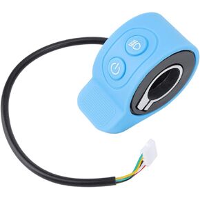Electric Scooter Thumb Throttle Accelerator, High Sensitive Scooter Throttle Knob Compatible for Electric Scooter, Blue
