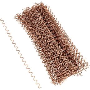 QWORK Dent Repair Equipment Pull Wire, 50 Pieces 320mm Spot Welding Panel Pulling Wiggle Wires, 2mm Diameter Car Repair Dent Pulling Wires