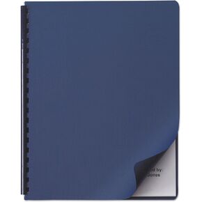 أغطية نظام ربط منسوج من الكتان من Swingline GBC 2001513 مقاس 11-1/4 × 8-3/4 كحلي 50/عبوة