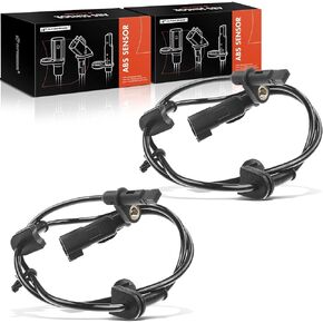 A-Premium ABS Wheel Speed Sensor Compatible with Ford Models - Fiesta, 2011 2012 2013 - Front Driver and Passenger Side, Replace# BE8Z2C204B, 2-PC Set