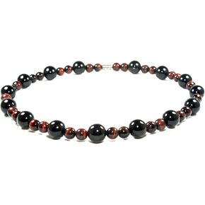 Auras by Osiris Beaded Necklaces for Men Healing Crystal Protection Stone Mens Necklaces Handmade in USA by Master Shaman in Saudi Arabia