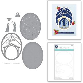 Spellbinders Rejoice Nativity Dies, Metal