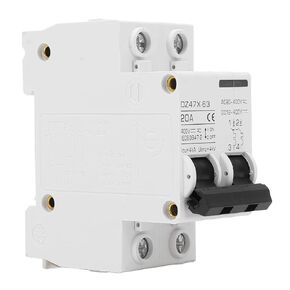 DC Miniature Circuit Breaker, 2 Pole 250 Amp 500V MCCB Isolator for Solar PV System and Other DC System,Thermal Magnetic Trip, DIN Rail Mount, DC Disconnect Switch