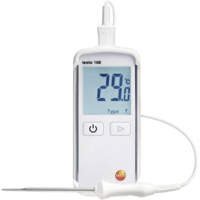 Testo 0563 1080 108 Type K Waterproof Food Thermometer, -58° to 572°F